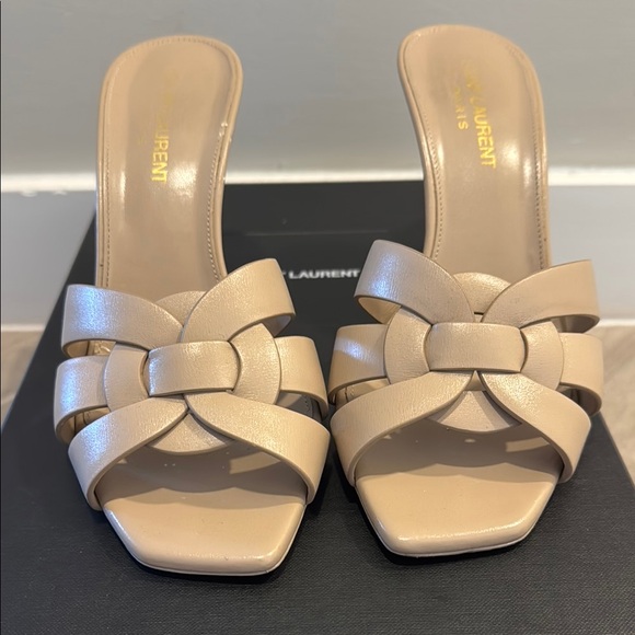 Saint Laurent Tribute Mule Heels